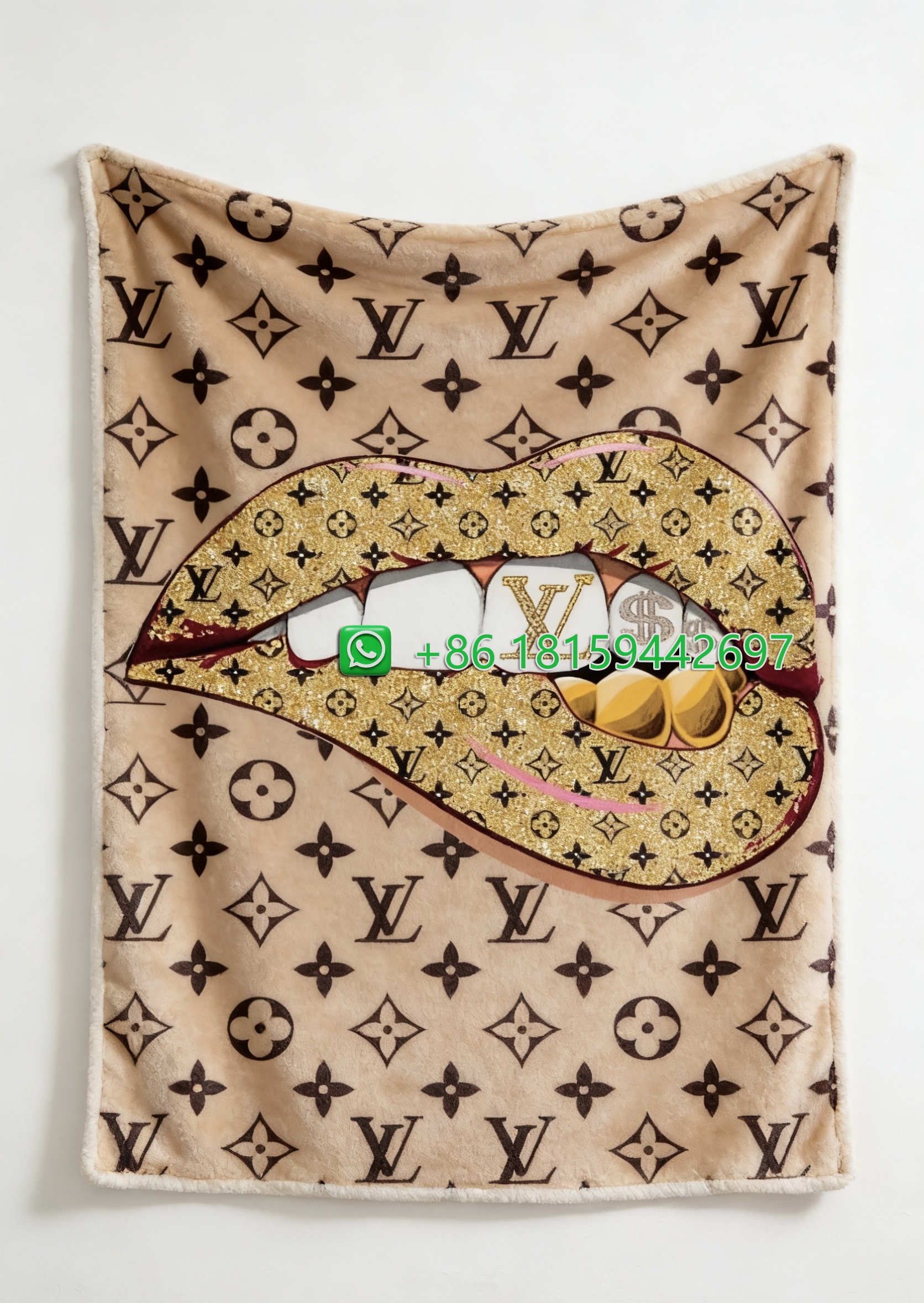 Louis Vuitton Throw Blankets